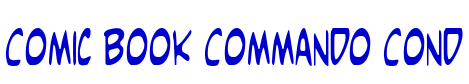 Comic Book Commando Cond लिपि